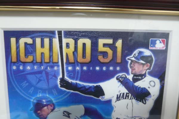 Amazon.co.jp: 100個限定 イチロー ICHIRO 51 2002年記念額装 シアトル 