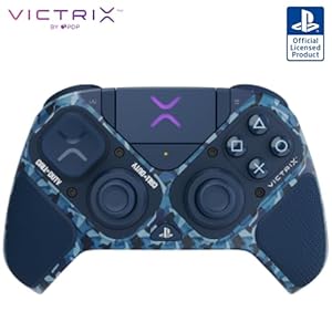 PDP Victrix Pro BFG Wireless Controller for PS4/PS5/PC, Sony 3D Audio, Modular Back Buttons/Clutch Triggers/Joystick, Call of Duty Midnight Mask