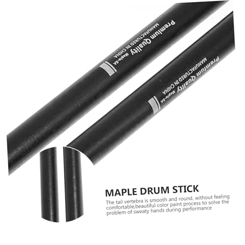 2 pares de baquetas de arce con agarre suave para principiantes y práctica de percusión miniatura 6