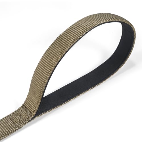 Advanced Short Dog Leash with Soft Padded Handle and Heavy-dutyClip & Nylon – 12 Inches / 18 Inches / 24 Inches Lead for Large and Medium Breed Dogs. (Military Green, 12 Inches) Advanced Short Dog Leash with Soft Padded Handle and Heavy-dutyClip & Nylon – 12 Inches / 18 Inches / 24 Inches Lead for Large and Medium Breed Dogs. (Military Green, 12 Inches)