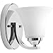 Progress Lighting P2008 Adorn Single Light Wall Sconce, Chrome by Progress Lighting