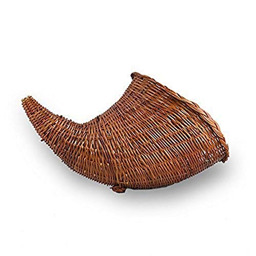 The Lucky Clover Trading Harvest Fern Cornucopia Basket, Large