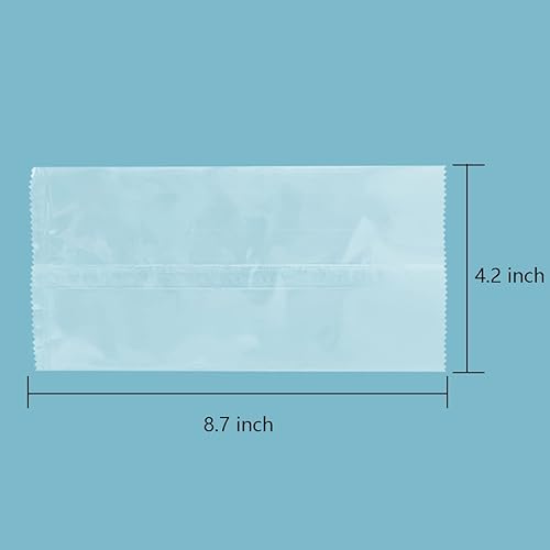 Miniatura 2 de Bolsas de paletas de hielo, bolsas gruesas de helado congelado, bolsas de plástico de 8.6 x 4.3 pulgadas, 200 piezas