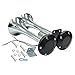 EGOESWELL Dual Trumpets Car Electric Horn 12V A0334A0034