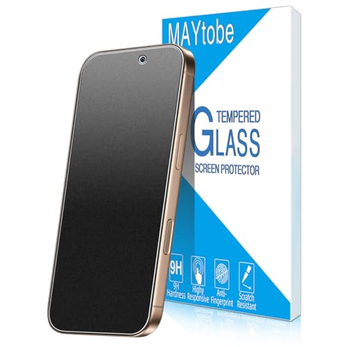 MAYtobe [2-Pack Matte Screen Protector for iPhone 16 Pro Max Tempered Glass Anti-Reflection Anti-Fingerprint Smooth as Silk Anti Glare Easy to Install