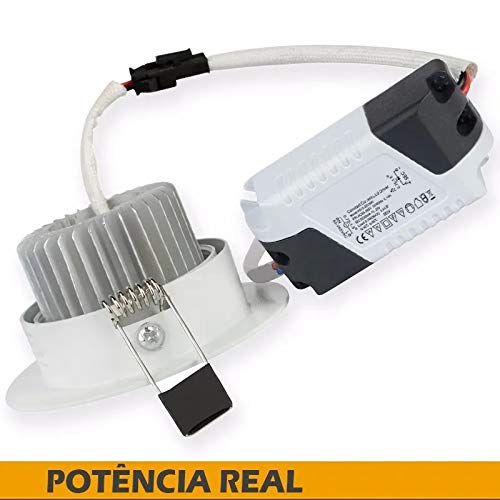 Spot Lampada Luz Dicroica De Embutir Casa Led 5W Direcionável Bivolt