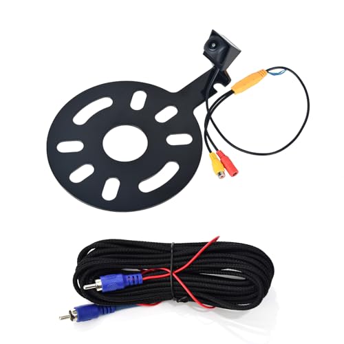 Image of Dasaita Backup Camera for Jeep Wrangler 2007-2018 Spare Tire Mount, Rear View Aftermarket Camera for JK JKU Rubicon Sahara Sport Unlimited w /Wiring Harness, Only Fit 1080P Navigation, 170Wide Angle