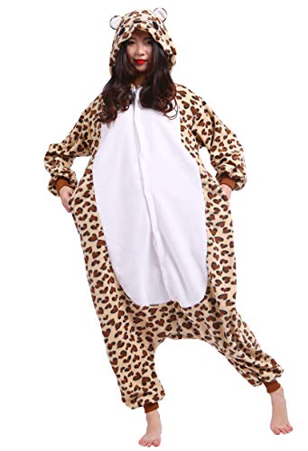 Pyjama animal adulte kigurumi ours et léopard unisexe