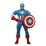 Mezco Toyz One:12 Collective Marvel Comics Cap America Steve Rogers (Silver Age) 1/12 Scale Collectible Figure