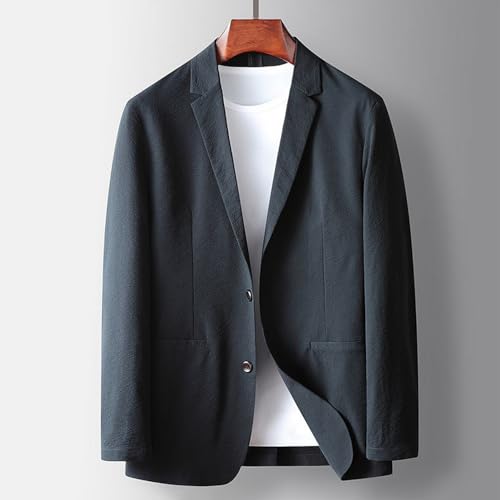 Men's Blazer Casual Sport Coats Stretch Solid Color Lightweight Daily Suit Jackets2