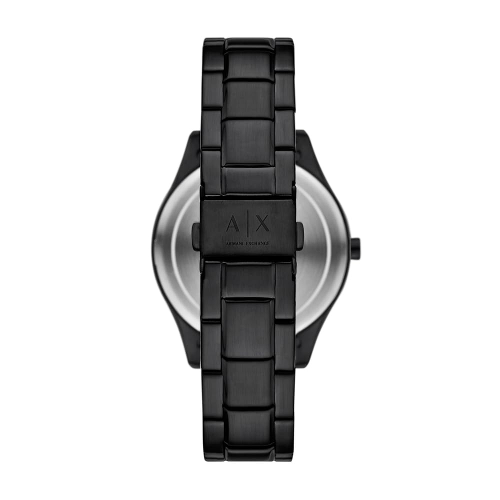 Armani Exchange Orologio da uomo, Movimento multifunzionale al quarzo e cassa da 42 mm con cinturino in acciaio