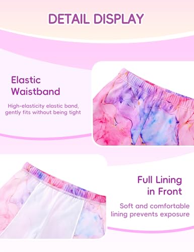 Image of Girls Swimsuit Sleeveless Bathing Suits Back Cutout Summer Swimwear with Removable Chest pad 6-14 Years