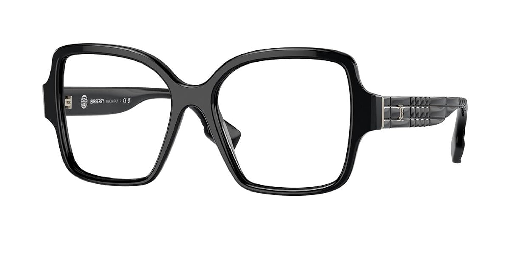 Amazon.com: BURBERRY Eyeglasses BE 2374 3001 Black