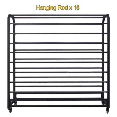 Regolabile Rolling Tessuto Sto RackPortable Campione in vinile nizer con ruote Asta mobile per artigianato efficiente e forniture di cucito Sto