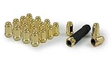 Gorilla Automotive 21133GD Acorn Gold Small Diameter Lugs (12mm x 1.50 Thread Size) - Pack of 20