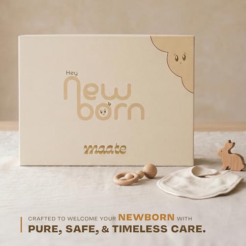 Image of Maate Baby Care Newborn Gift Set | Collection of All Baby Skin & Hair Care Needs | Baby Gift Set for New Born | Baby Kit | Pack of 3 | Baby Shampoo,Baby Body wash and Baby Body Lotion