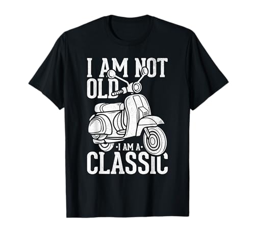 I’m Not Old I’m a Classic Mods Vintage Motorbike Fathers Day T-Shirt