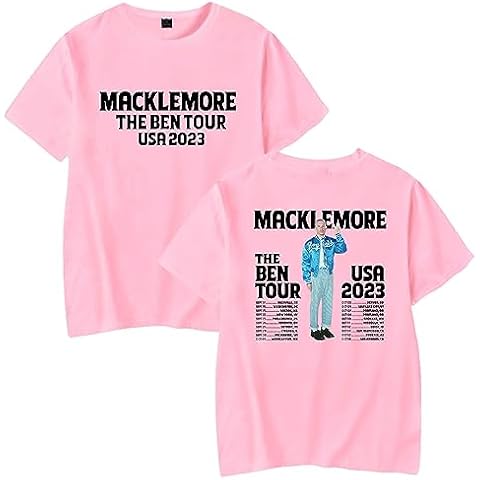 OUHZNUX Macklemore Reversible Print T-Shirt Cover