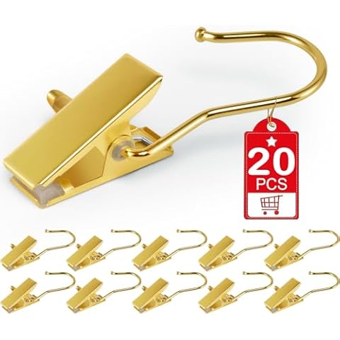 Gold Boot Clips for Closet, 20Pcs Laundry Clips, Boot Hangers for Tall Boots, Laundry Hooks, Premium Clothes Pins, Boot Hanger, Clip Hangers, Space Saving Portable Travel Hangers Clips Cover
