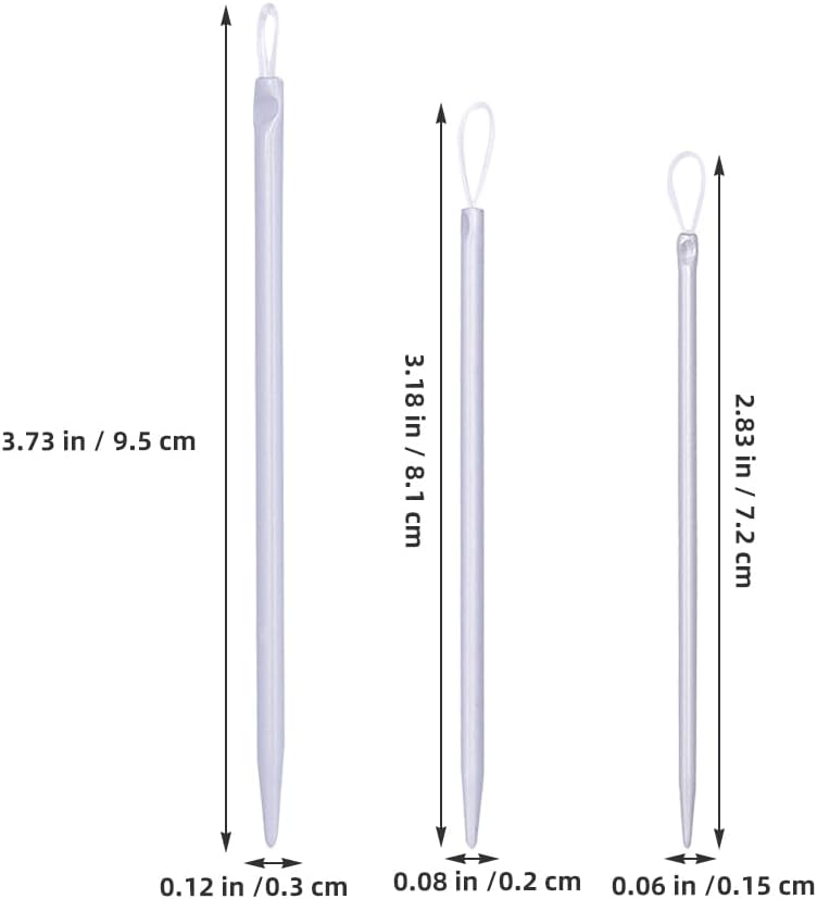 jojofuny 12pcs Needle Threaders: Embroidery Stitching Craft Hand Sewing Tools for DIY Sewing Crochet Weaving and Embroidery Projects