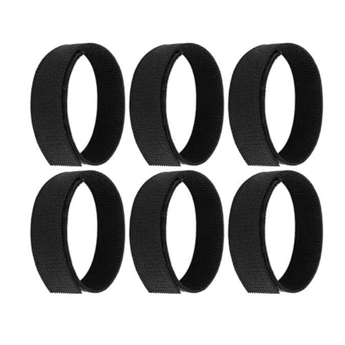 6 correas de tobillo para bicicleta, bandas para pantalones, clip en la muñeca y tobillo, brazo ajustable, pantalones de ciclismo, accesorios deportivos al aire libre, pantalones de ciclismo al aire