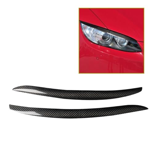 Cache-sourcils phares antibrouillard carbone pour BMW M3 E90 berline 2008-2011