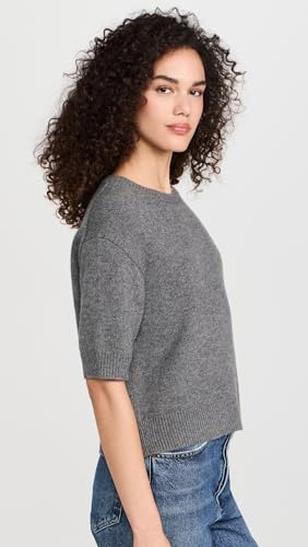 Theory Women's Crop Cashmere Tee4