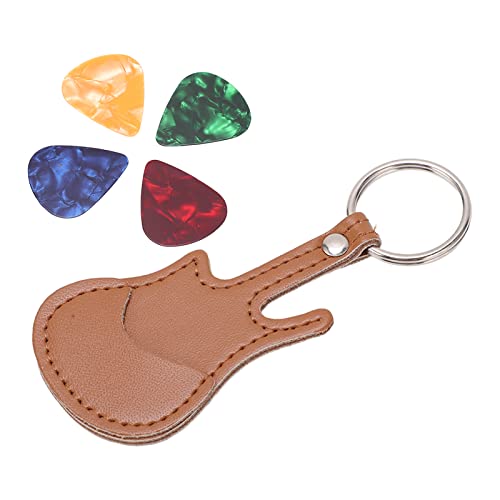 Porte-médiator pour guitare, pochette de rangement pour médiator Matériau PU Taille mini Fabrication fine Résistant à l… - Les Beatles, Paul McCartney, John Lennon, RIngo Starr, George Harrison Porte-médiator pour guitare, pochette de rangement pour médiator Matériau PU Taille mini Fabrication fine Résistant à l…