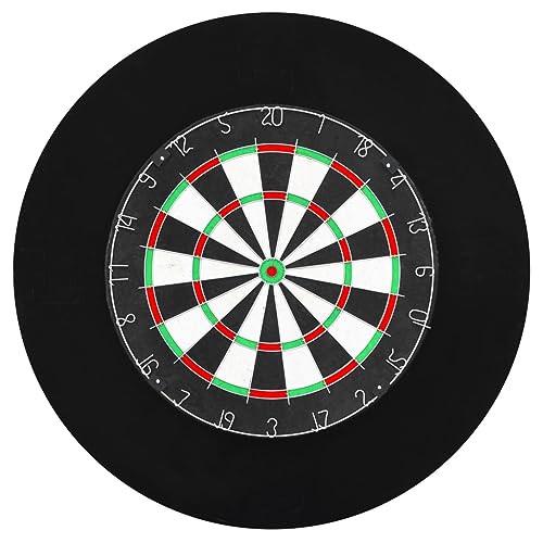 Indoor Games Profi Dart Set mit Dartscheibe und Surround Sisal Steel Wurfpfeile – Bild 4