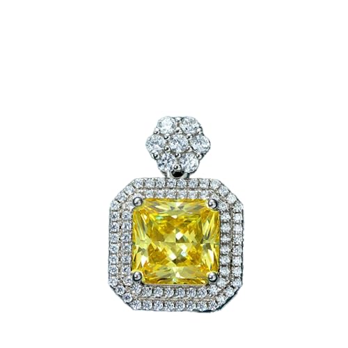 Collier Moissanite 10mm argent 925, sublimez votre style du quotidien aux grands événements