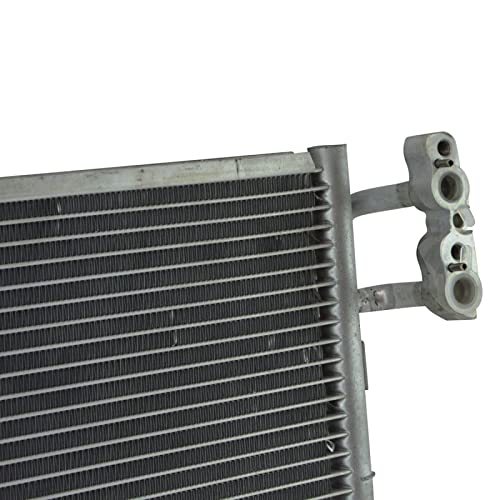 Image of TRQ A /C Condenser & Receiver Drier Assembly for 07-13 BMW 135i 13 BMW 135is 09-11 335d 07-13 335i 09-13 335i xDrive 11-12 335is 07-08 335xi 11 1 Series M 13-15 X1 13-16 Z4