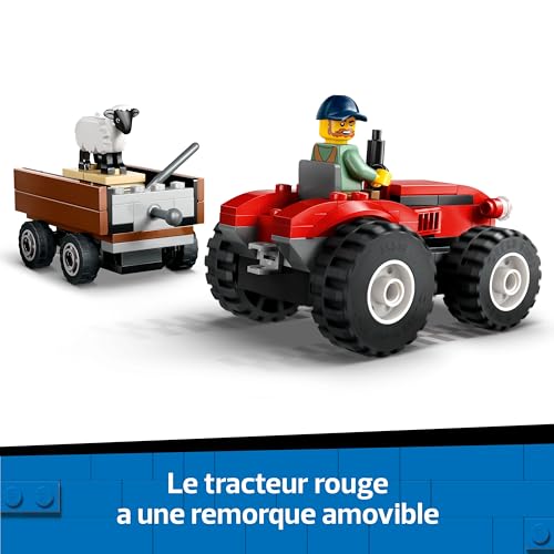 Lego City Teacteur Agricole Avec Remorque Et Moutons 60461 Lego La Boite - vue 8