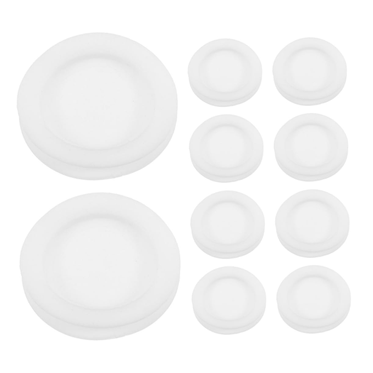 CORHAD Replacement Saving Box Plug 10 Pcs Piggy Bank Plugs Covers Rubber Saving Box Stoppers Plastic Bottom Bank Stoppers