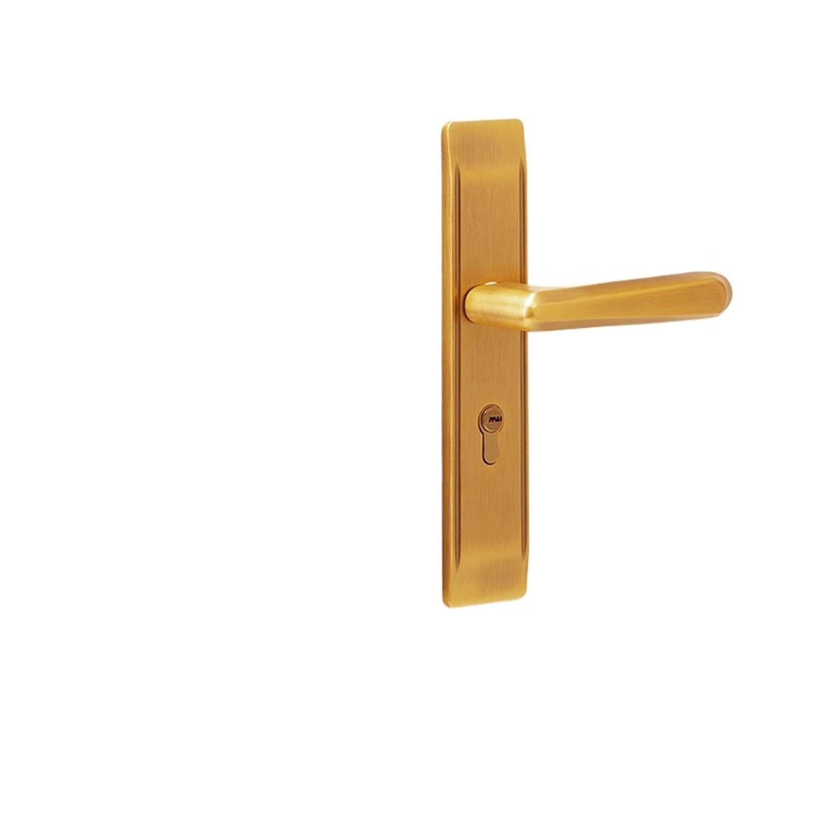 Aepqbgqj One Color Antique Brass Zinc Alloy Simple Magnetic Silent Mechanical Lever Handle