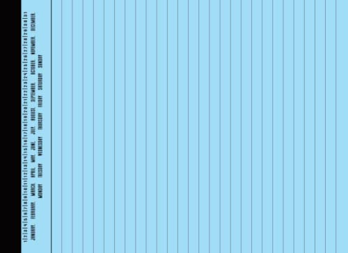 Numbered Blue Legal Pad Writing Pads 8.25 x 6 with Date on Top: Narrow Ruled Lined Writing Note Pads for Office, School, 50+ Sheets, Blue Cover Paper