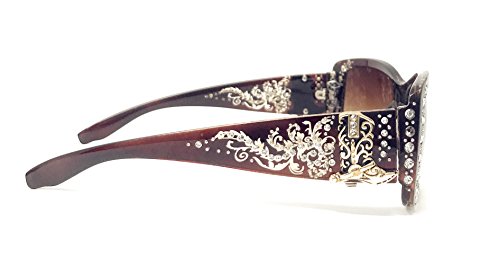 Texas West Cowboy Boot Womens Sunglasses With Rhinestone Accents UV400 PC Lens3