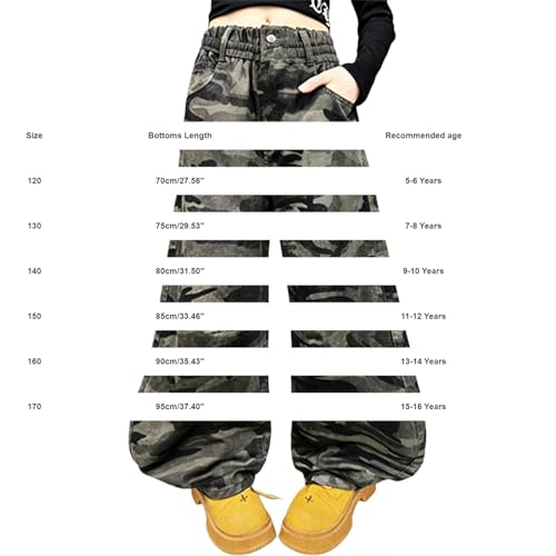 Pantalon taille haute pour adolescentes imprimé camouflage anti-compression - 7
