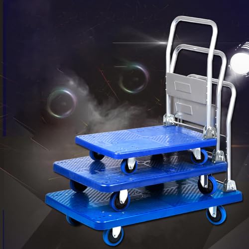 Carretilla plegable ligera de 4 ruedas para carga 70x47 miniatura 4