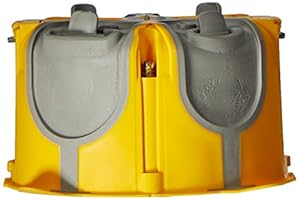 Legrand 200157 Żółta Puszka Elektryczna Podwójna