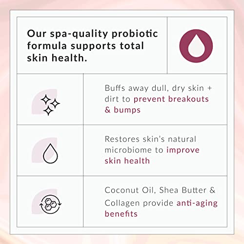 Exfoliating Body Scrub For Men And Women | Shea Sugar Scrub For Body Care With Kombucha And Collagen | Hydrating Sea Salt Scrub Body Exfoliator For Face Scrub Foot Scrub And Dead Skin Remover For Body #TOP7