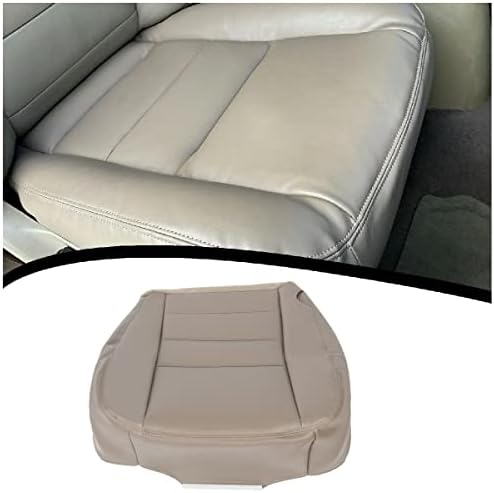 HECASA Bottom Seat Cover Passenger Side Compatible with 2002 2003 2004 Ford Excursion Limited 4 Door Artificial Leather Tan