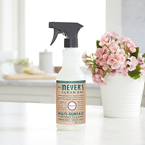 Image of MRS. MEYER'S CLEANDAY All-Purpose Cleaner Spray, Geranium, 16 fl. oz (Pack of 2)