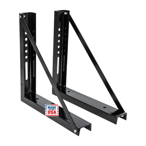 Image of Buyers Products 1701005B Underbody Truck Box Brackets 18 x 18 In Black