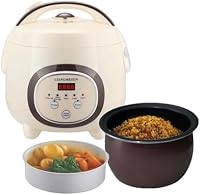 LIANGMEIXIN 1L Mini Rizsfőző Automata Tapadásmentes Edénnyel Gőzöléssel 1