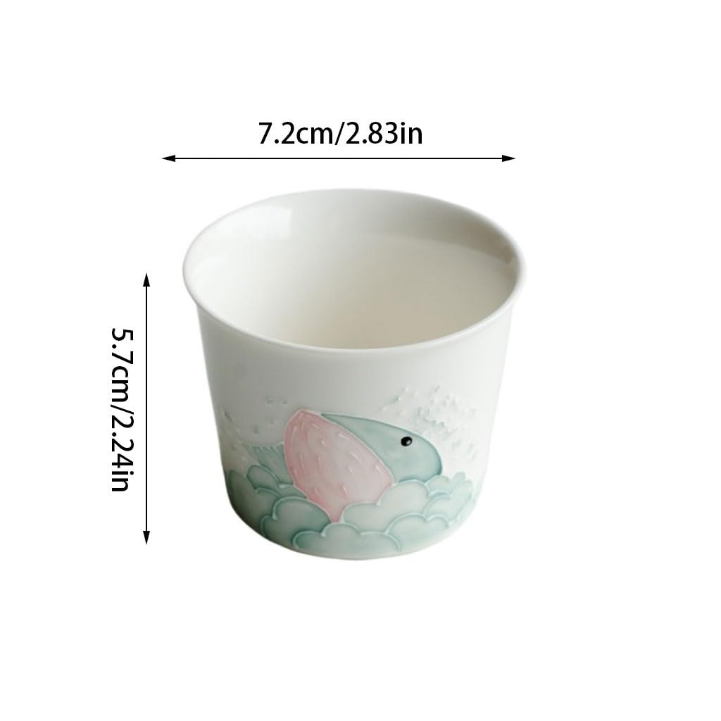 Tazas de té de cerámica para el hogar, Tazas de café Creativas, Tazas de té pintadas a Mano para hostelería, Tazas de café, Copas de Vino para restaurantes.