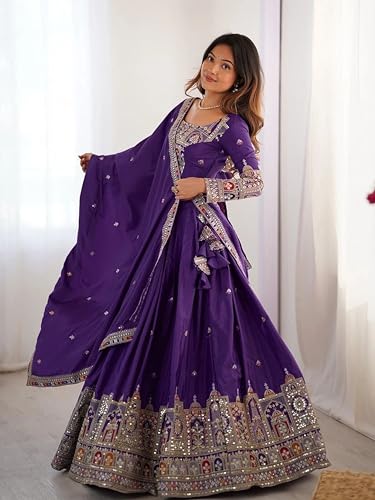 Image of Suppar Sleave Women's Embroidered Anarkali Gown with Dupatta | Traditional Ethnic Wear for Wedding Occasions