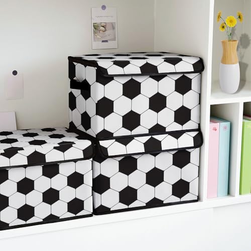 Image of Stackable Clothes Storage Bins with Lids 3 Pack | Closet Organizers Fabric Cat Printing Box for Home and Office,Blanket Clothes Organizers,Under Bed Storage Containers