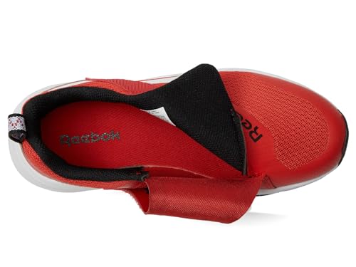 Reebok Tênis de corrida unissex infantil com ajuste igual, Vetor vermelho/preto/branco, 19 BR