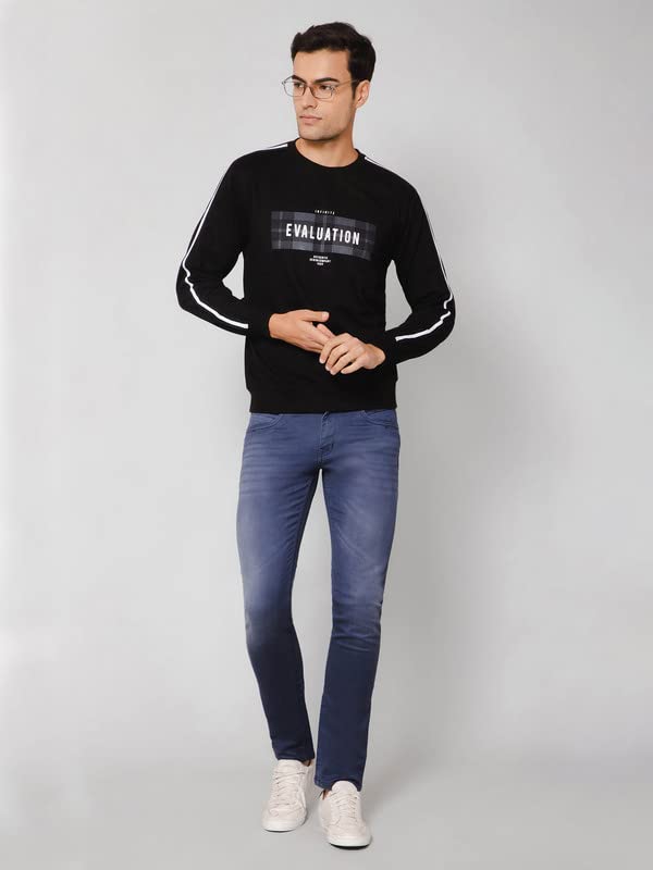 Image of Cantabil Beige Solid Jeans Flat Front Mid Rise Full Length Regular Fit Casual Jeans for Men | Jeans for Mens | Men Full Length Casual Jeans (P CTDUN1258)