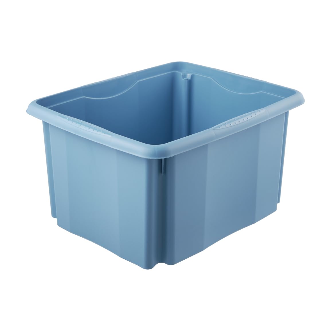 keeeper Contenitore con Sistema Girevole/impilabile, 24 L, 41 x 34,5 x 22 cm, Emil Eco Line, blu (Eco Sky Blue)